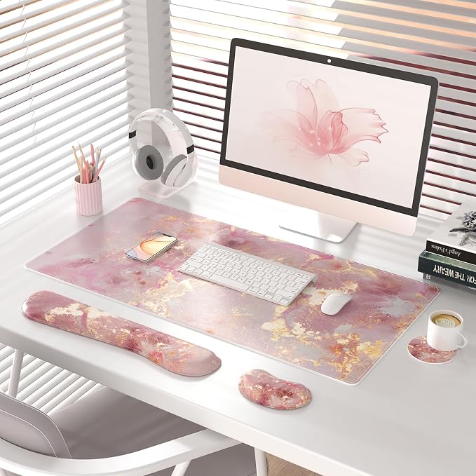 Pink Gold Marble
