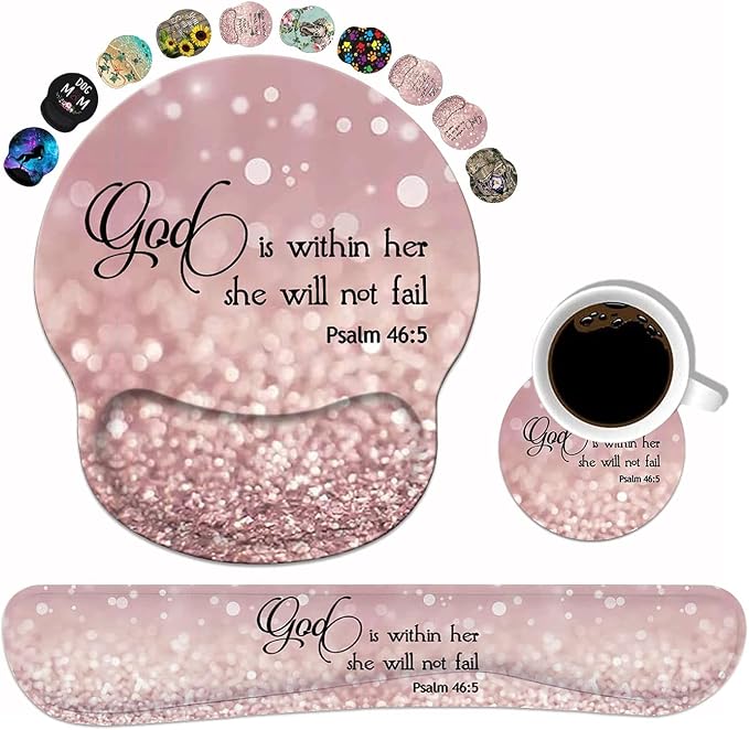 Glitter Quote Bible Verse Psalm 46:5