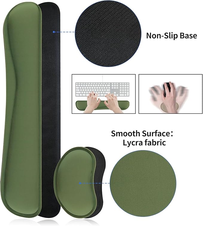 Olive Green-wrist Rest