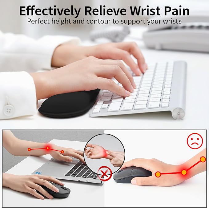 Black - 2 Wrist Rest