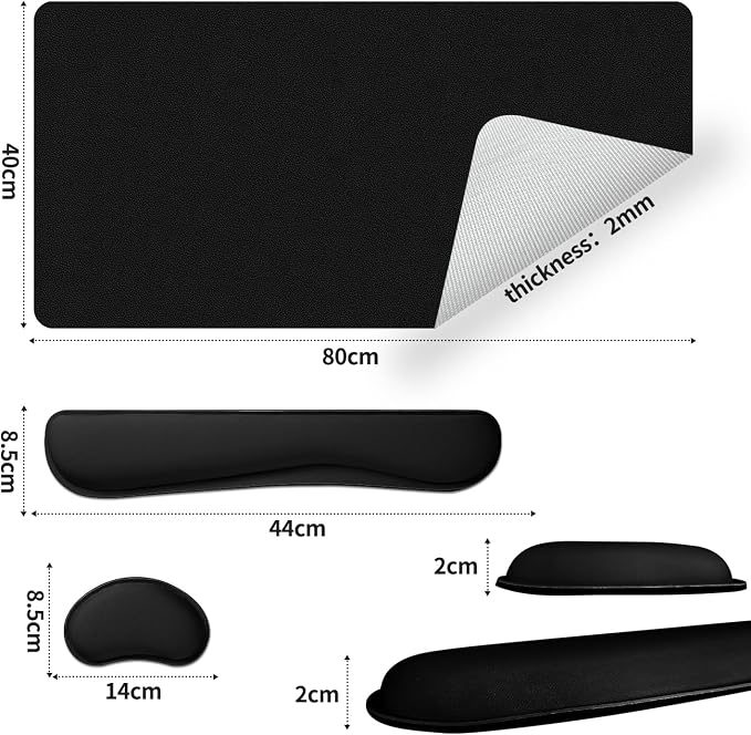 Black Grey - Wrist Rest