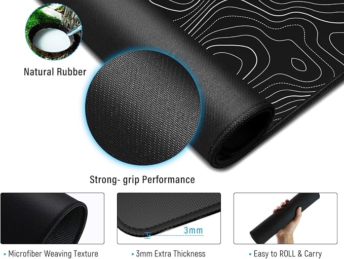 Black Topographic