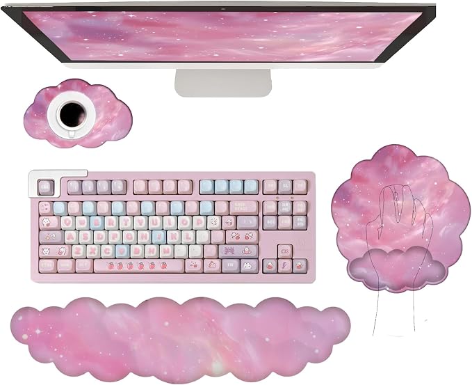 3pcs Silk Galaxy Pink