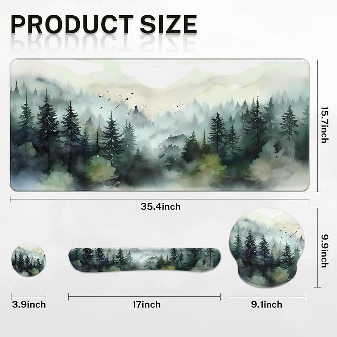 Ink Style Mountain Forest