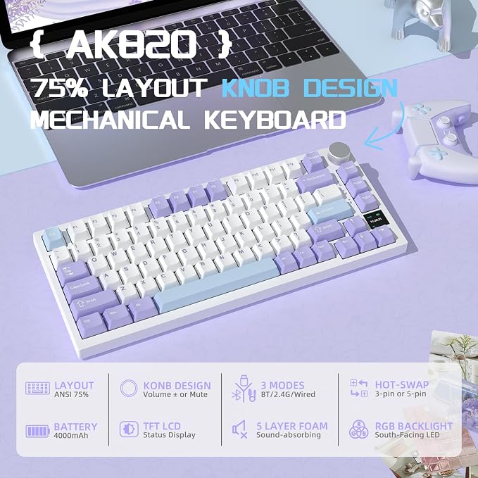 purple white blue/flying fish switches