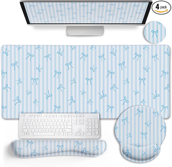 Bow Blue Stripes