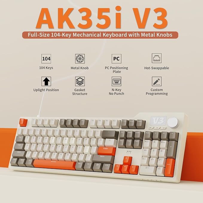 AK35i V3 Wired Orange