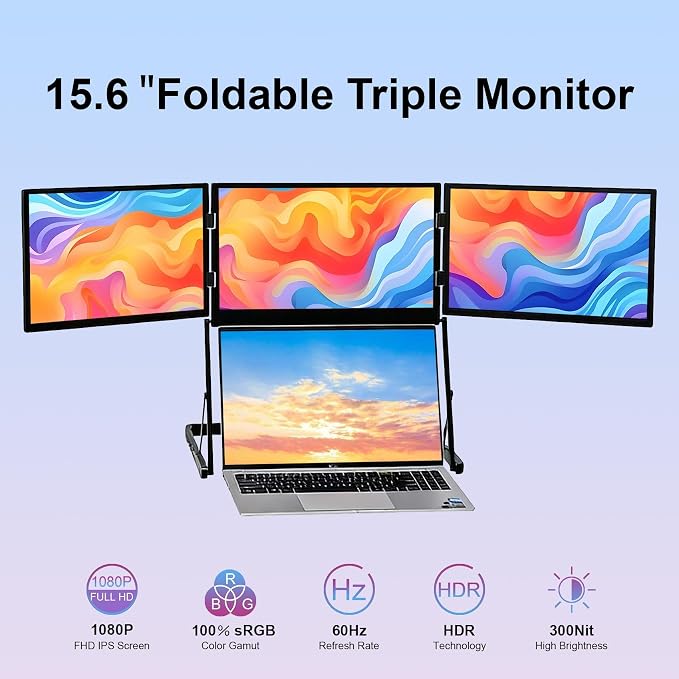 15.6'' Triple Monitor