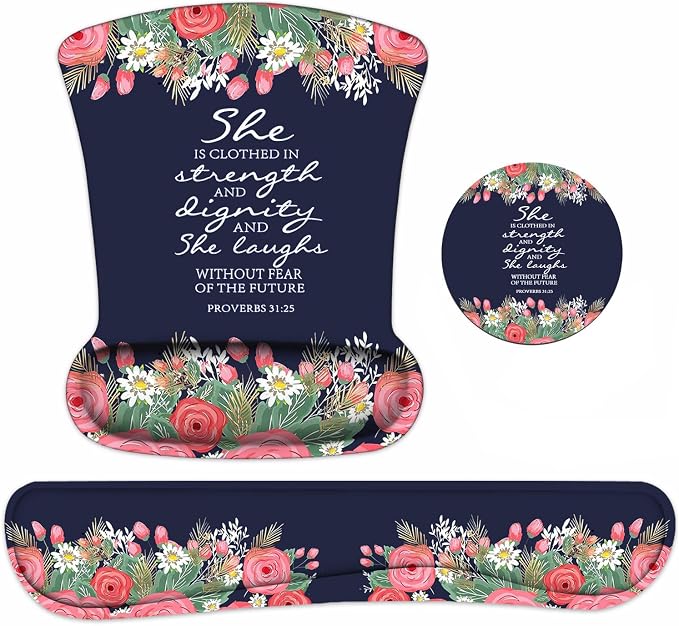Floral Quote Bible Verses Proverbs 31:25