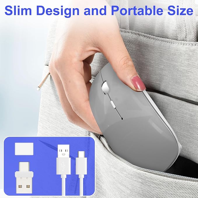 Wireless Bluetooth Mouse (Grey)