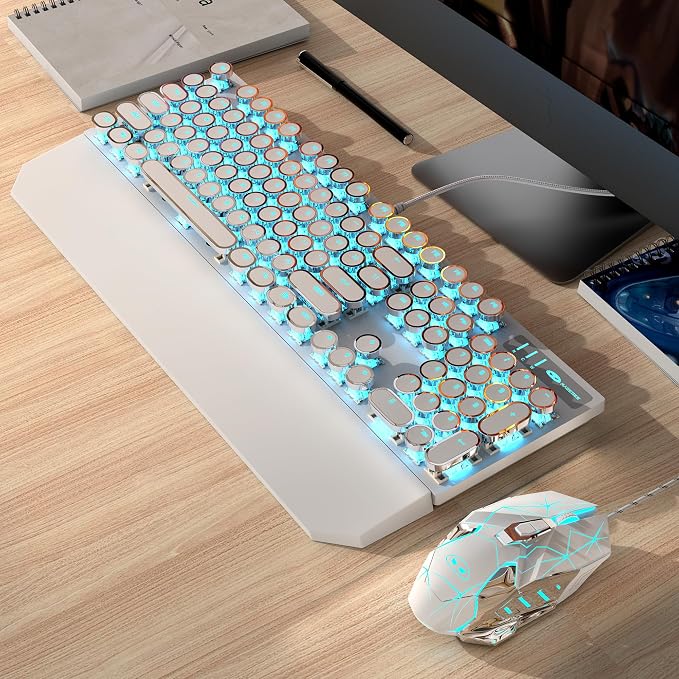 White and Blue