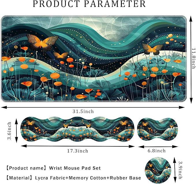 Abstract Flower and Butterfly Illustrations