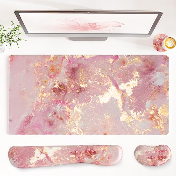 Pink Gold Marble