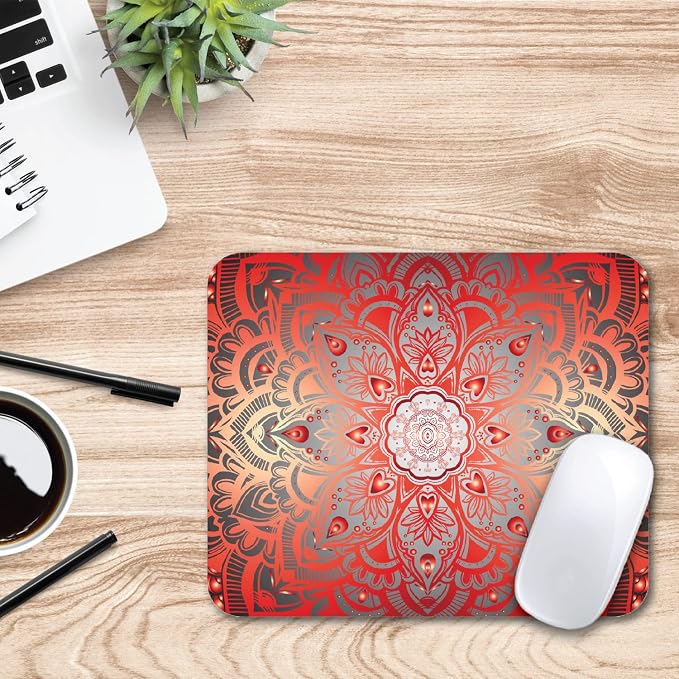 Mandala Heart Red