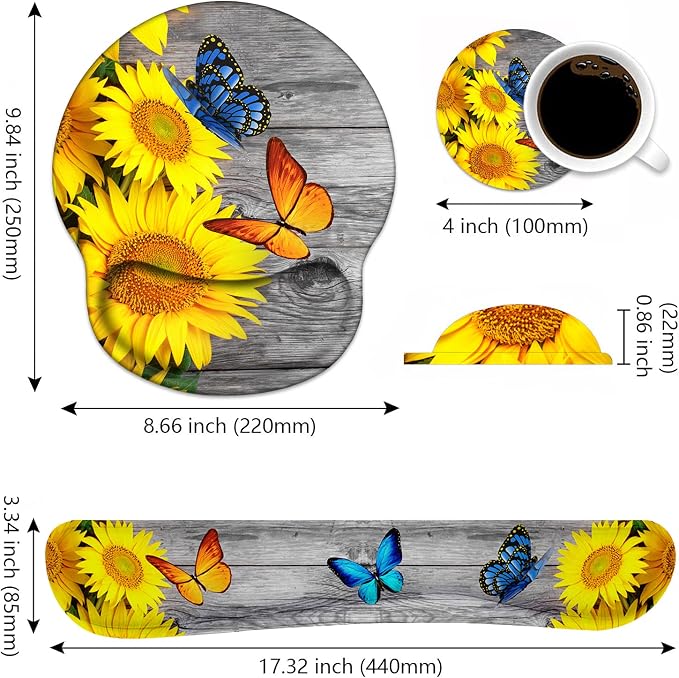 Sunflower and Butterfly