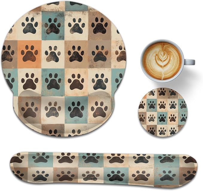 Cute Paw Print Vintage