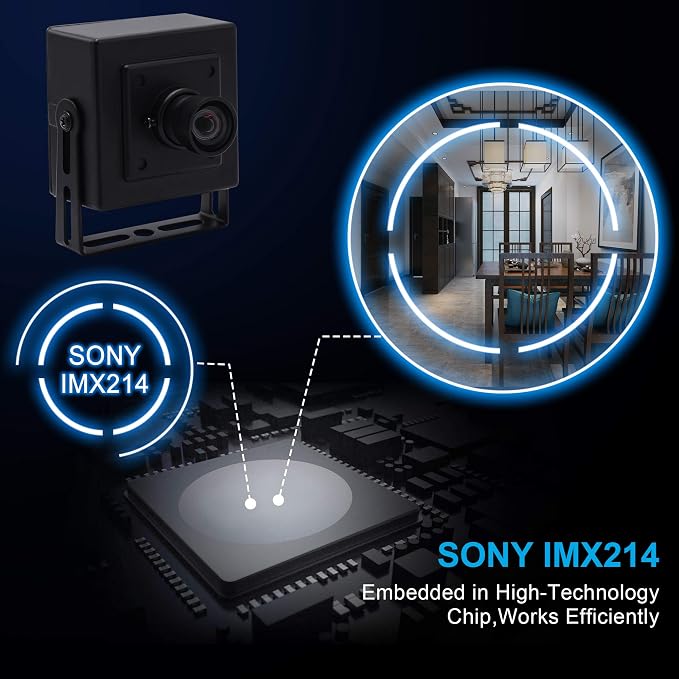 13MP 100 Degree No Distortion Lens Camera