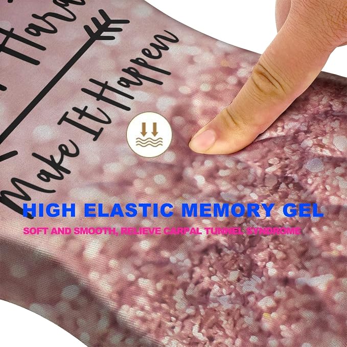 02-Rose Gold Glitter Stay Postive