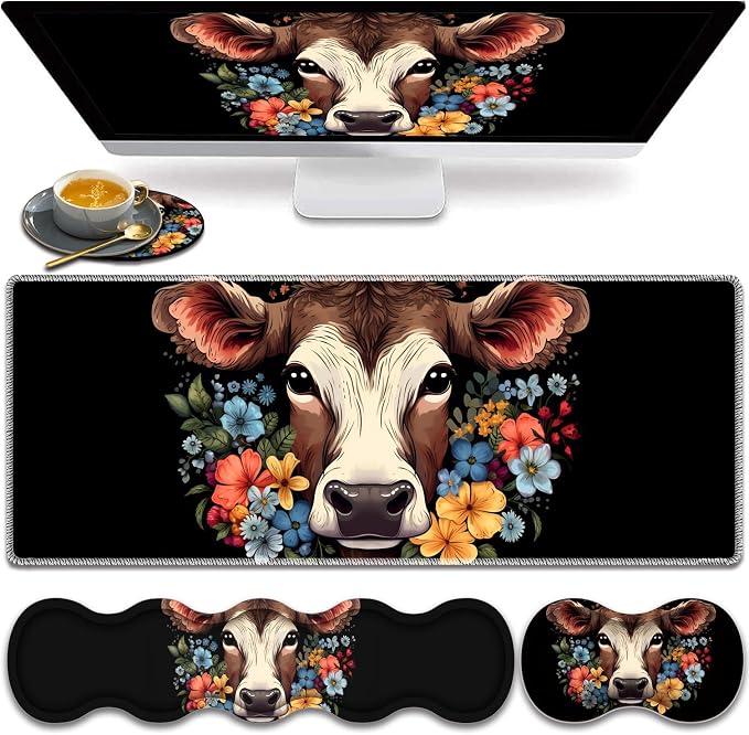 Cow in Flower