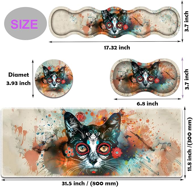 Artistic Cat Face