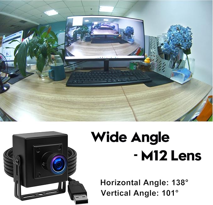 5MP-L170 M12+Case (HFOV 138°)