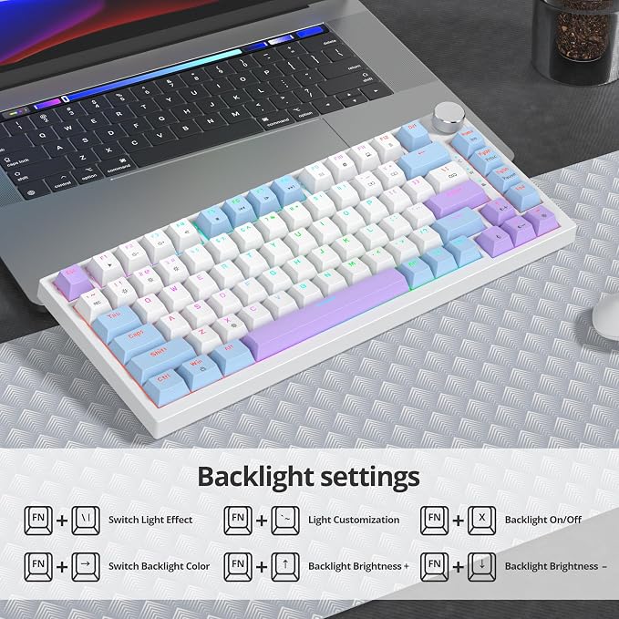 82 Purple White/Red Switch