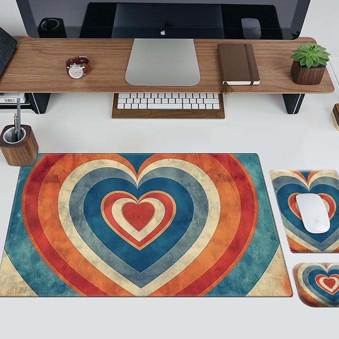 Orange Blue Heart