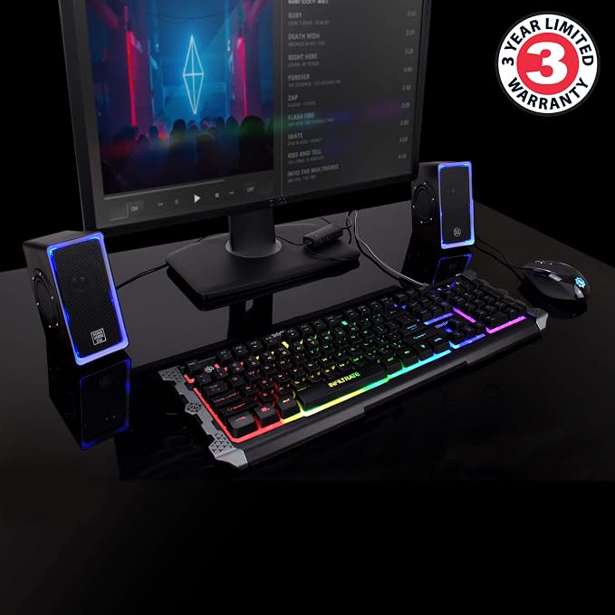 Black with LEDs