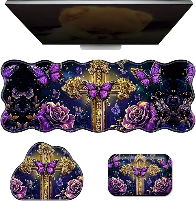 Purple Butterfly Cross