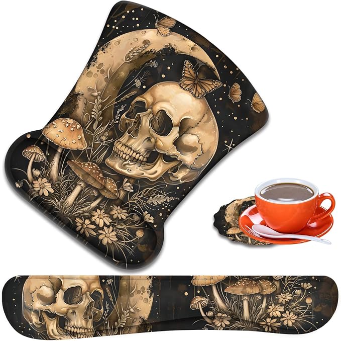 Butterfly Moon Skull