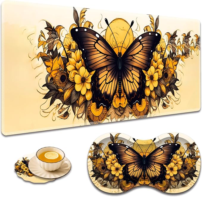 Yellow Sunflower Butterfly