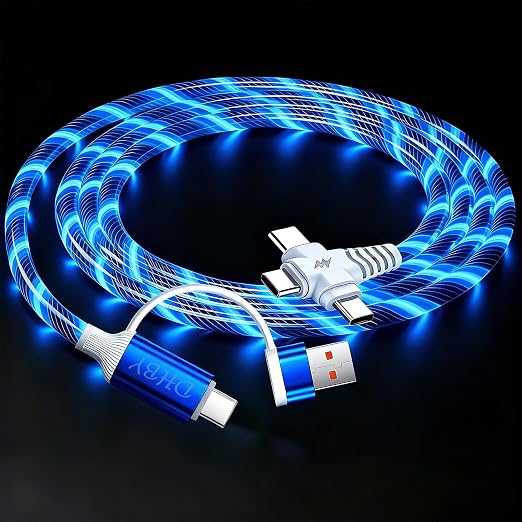 6IN1 Multi Ports LED Blue