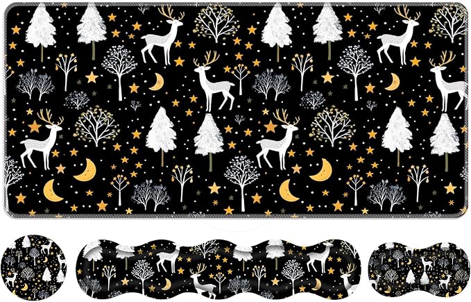 Cute Training Deer and Trees