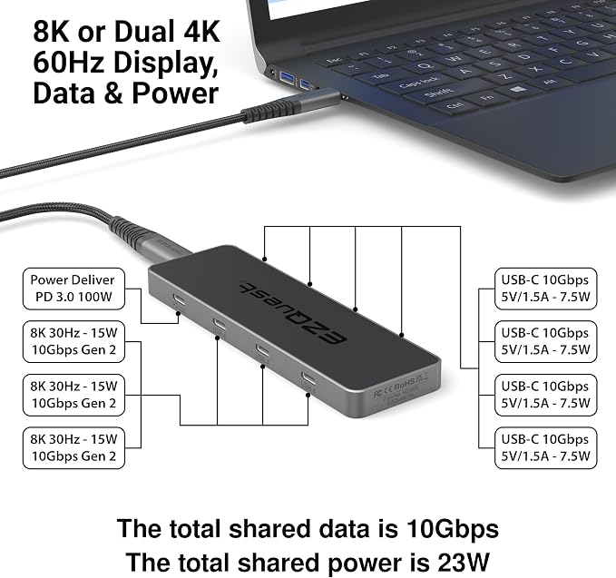 USB4 Max 8-in-1(Space Black)
