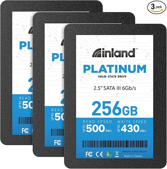 Platinum-256GB x 3 Pack