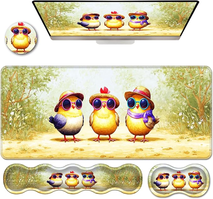 Cute Chickens With Hats-2-1