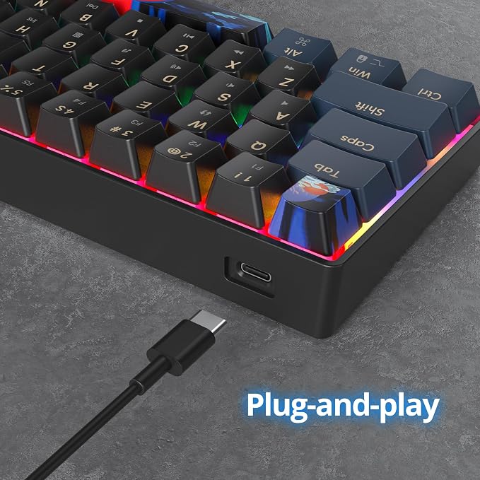 68 Blue Samurai B/Red Switch