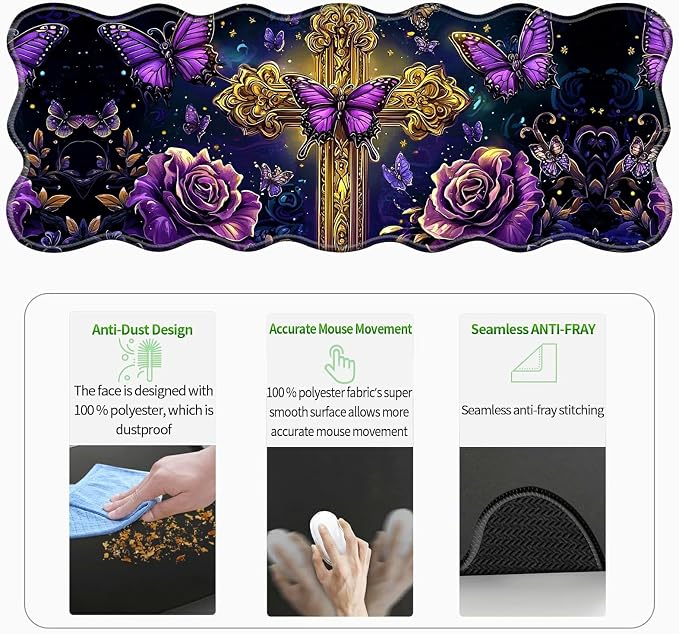 Purple Butterfly Cross