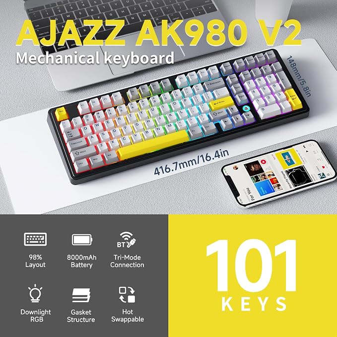 AK980 Grey Yellow