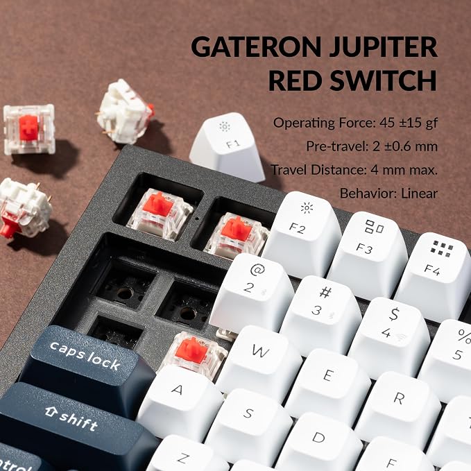 Hot-swap Gateron Jupiter Red Switch