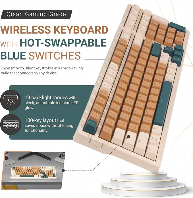 Blue Switch-Brown Combo