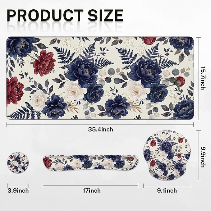 Navy Blue Floral