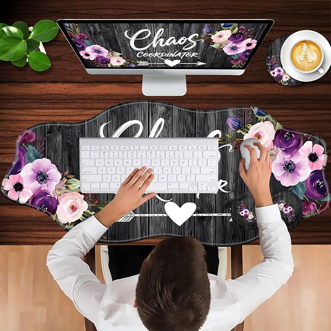 Chaos Coordinator Quotes Vintage Watercolor Floral