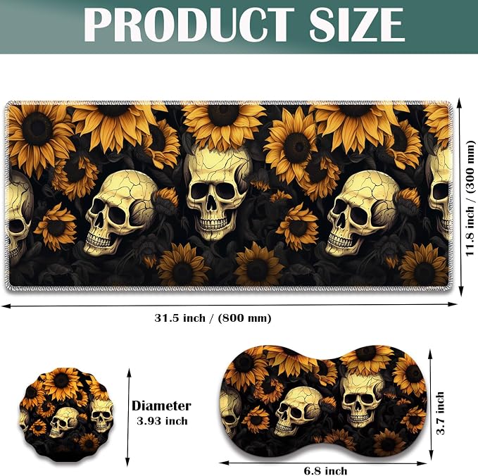 Sunflower Skull
