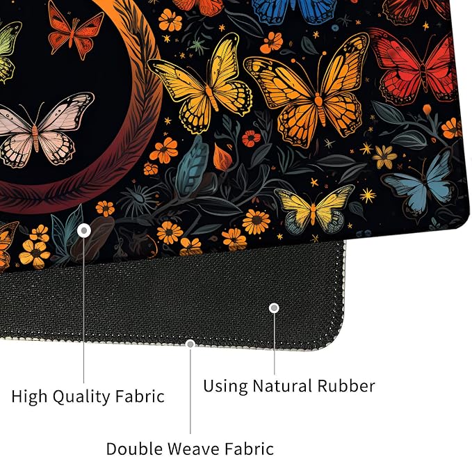 Colorful Butterfly Moon Pattern