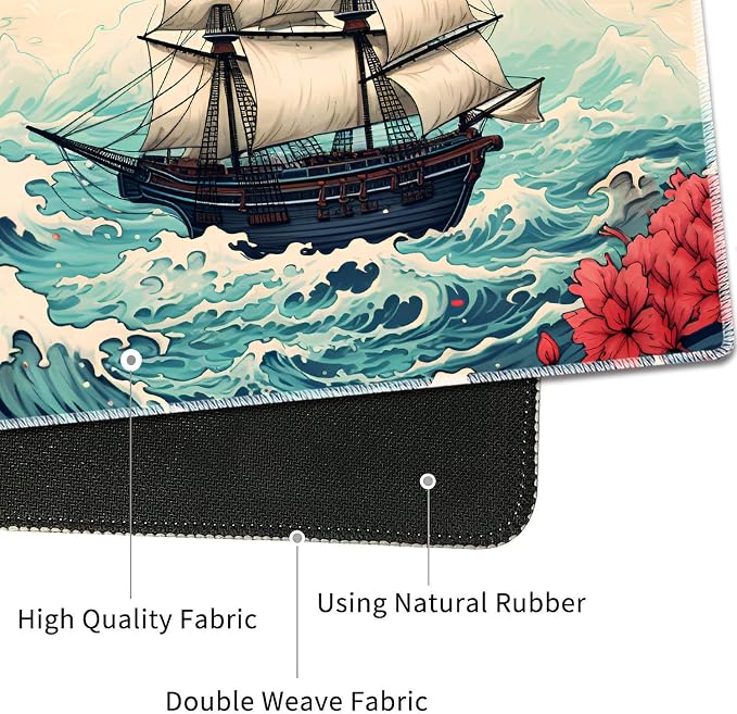 Pirate Ship Landscape Pattern