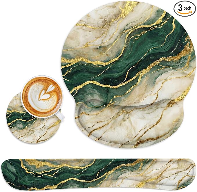 Gold Green Marble