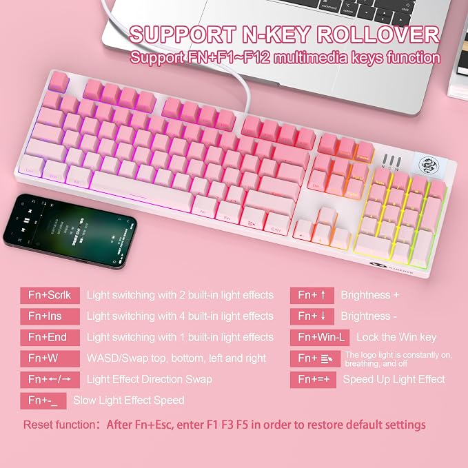 Rose powder red switch