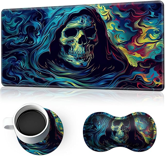 blue skull