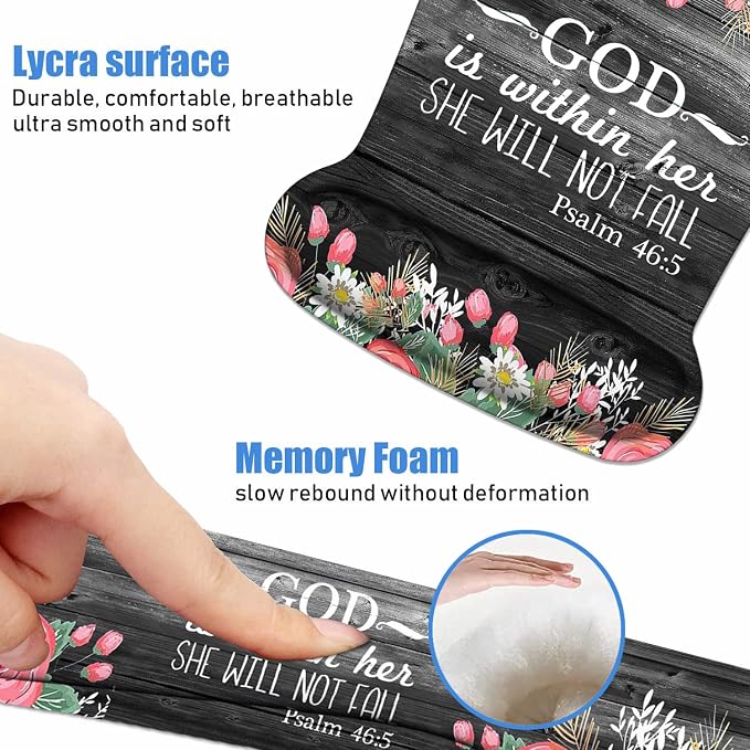Floral Quote Bible Verses Psalm 46:5